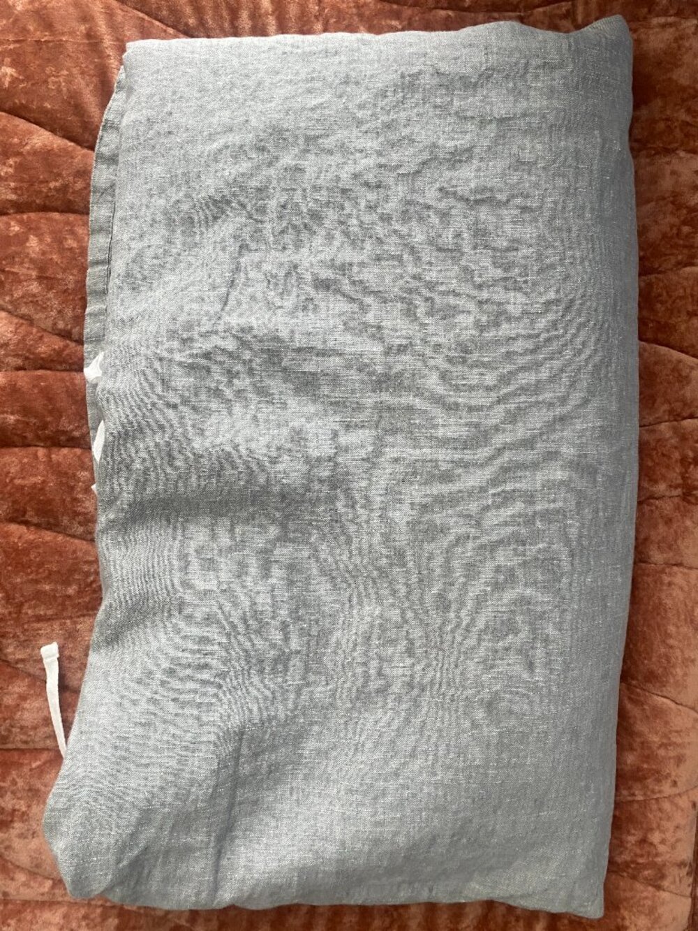 Pottery Barn Belgian Flax Linen Duvet Cover Flagstone · King/Cal. King